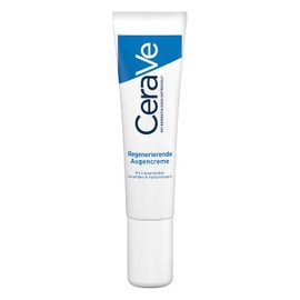 CeraVe Regenerating Eye Cream for Dark Circles and Puffiness, Eye Care for Normal to Dry Skin, with Hyaluronic and 3 Essential Ceramides, 14 ml
