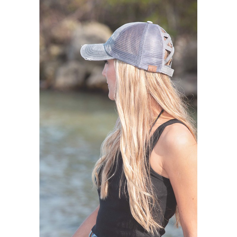 Funky Junque Criss Cross Hat - Gorra de béisbol para