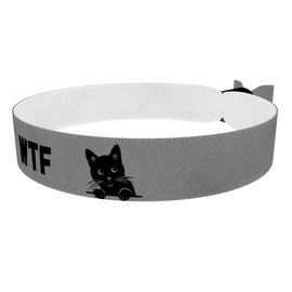 Stoffarmband Katzenliebhaber mit lustigem Katzenmotiv - Wasserfestes Satin-Armband - Süße Katzenmotive - Perfektes Geschenk für Katzenfreunde - Trendige Katzenaccessoires - Handgemacht