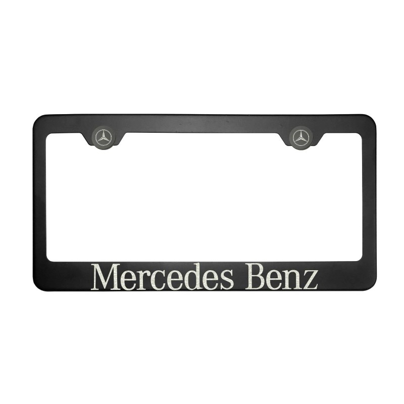 MVP Fit Benz T304 Laser Etching SS Black License Plate