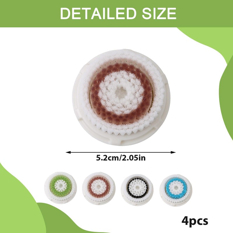 Huybaa Replacement Brush Heads Compatible with Clariso-nic MIA & MIA