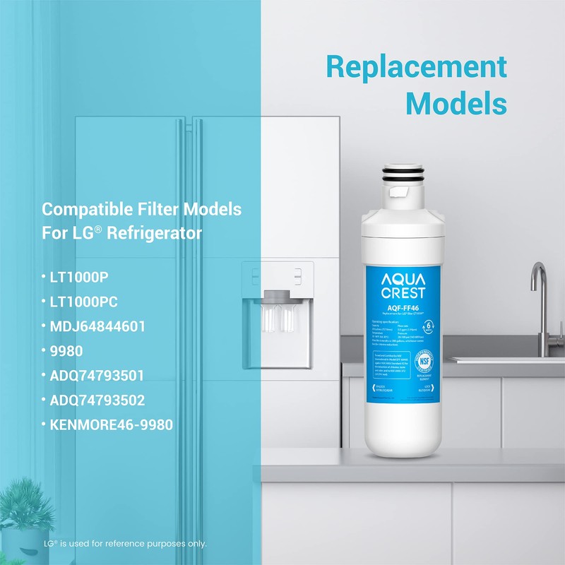 AQUA CREST LT1000PC ADQ747935 Replacement for LG® LT1000P®/PC/PCS ThinQ® Refrigerator