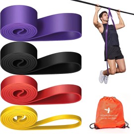 for Pull Up Assistance Bands Set 5 LBS - 100 LBS, Long Resistance Bands for Pull ...