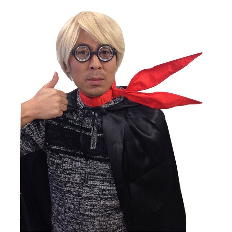 Power Up Hero Muffler Costume Accessories Red One Size Fits