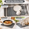 Silicone Sink Protector Mat for Kitchen Sinks – Non-Slip Heat-Resistant