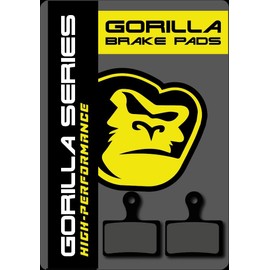Gorilla Brakes Silent Power Quiet Disc Brake Pads - Compatible with Shimano 105, GRX, Ultegra, Dura Ace