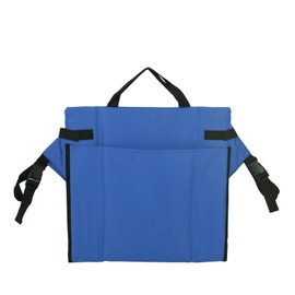 Folding Seat Cushion Soft Breathable Wearable Portable Foldable Chair Pad for Bleacher Camping Hiking Fishing Blue