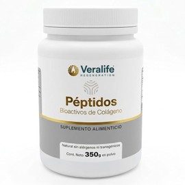 VeraLife | Suplemento Alimenticio con Peptidos Bioactivos de Colageno - 330 gr | Suplemento Nutricional con Colágeno | Multivitaminico para Hombres, Multivitaminico para Mujer