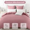 REDKEY 2-Piece Bed Linen Set, 135 x 200 cm Duvet