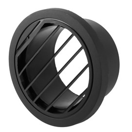 Nicear Air Diesel Parking Heater Duct Vent Outlet Flat Connector Black Fit 75mm Round Car Heater Ducting Warm Air Vent Outlet