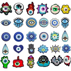 30 Pcs Croc Charms for Crocs & Clog Shoes - Cute Charm Accessories for Crocs - Shoe Charms for Crocs Charms accessories