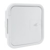 RecPro RV White Exterior Shower Box with Hot & Cold