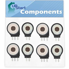 4-Pack 279834 Gas Dryer Coil Kit Replacement for Whirlpool MDG17MNAWW0 Dryer - Compatible with 279834 Dryer Gas Valve Ignition Solenoid Coil Kit - UpStart Components Brand
