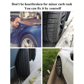 SYOAUTO Matte Black Rim Touch Up Paint, Car Wheel Scratch Repair Touch Up Paint Pen, Universal Color Rim Wheel Paint (Matte Black)