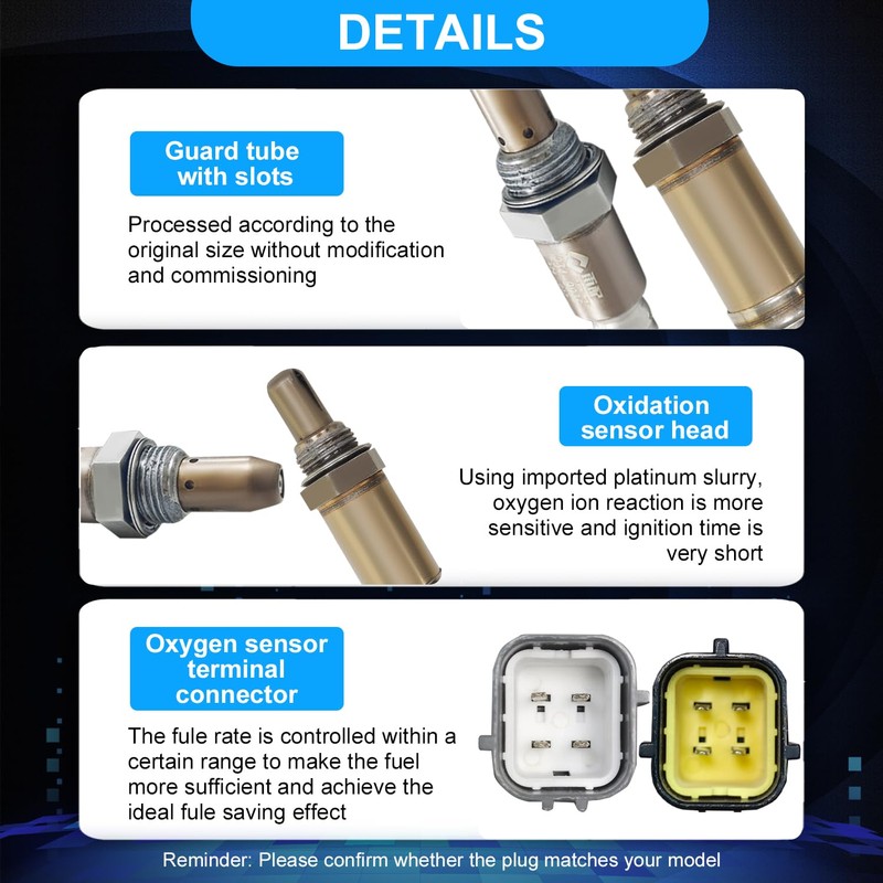 2pcs O2 Oxygen Sensor Upstream Downstream 234-4190 234-9036 Compatible with