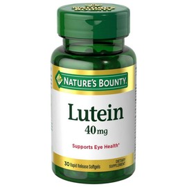 Nature's Bounty Lutein, 40 mg, 30 Softgels