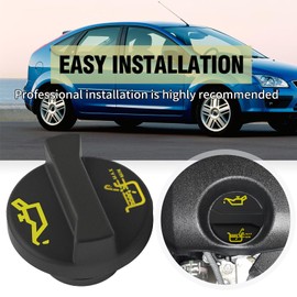 JUUDDENPARTS 71740676 Oil Filler Cap, Replacement for Fiat 500 Punto Grande Punto Panda Fiesta Mondeo Focus, Replaces 1131866 1S4Q6766AA