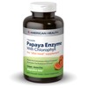 American Health Chewable Papaya Enzyme with Chlorophyll 600 Chwbls