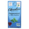 Chocolove 55 Percent Cocoa Peppermint Dark Chocolate Bar, 3.2 Ounce