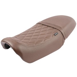 Motorcycle Complete Seat One-Piece Front Driver Rear Passenger Saddle Cushion Pillion Pad Compatible with CL250 CL300 CL500 SCL250 SCL300 SCL500 2023 2024, Brown