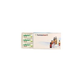 homeomart.com Lathyrus Sativus Homeopathy Pellets (Pills) in 1M Potency, Pack of 3