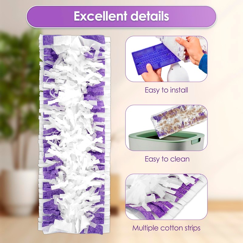 (15 Pack) PowerMop Replacement Power Mop Pads for Swiffer PowerMop,