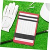 WHAMVOX Golf Score Keeping Notebook Pu Scorecard Holder Texture for