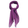 TigerTie Fine Women's Chiffon Velour Scarf in Plain Colour 58