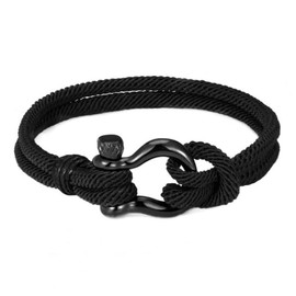 To My Son Bracelet Son Gift from Mom and Dad I Will Always Be With You Black Bracelets Birthday Gift Graduation Gift Thanksgiving Christmas Gifts to Son Stainless Steel Inspirational Wristband (black)