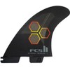 FCS II CI Upright Medium Tri Fin Set - Black
