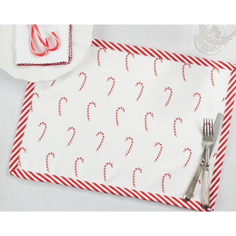 Candy Cane Placemats (Set of 4)