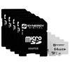 Synergy Digital 64GB Micro SDXC Secure Digital UHS-I Memory Cards,