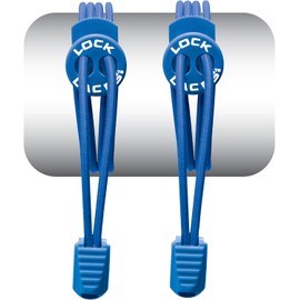 Lock Laces - Cordones elásticos sin Atar, Talla 1 para Todos los niños y Adultos, agujetas de Zapatos sin Atar, Tenis