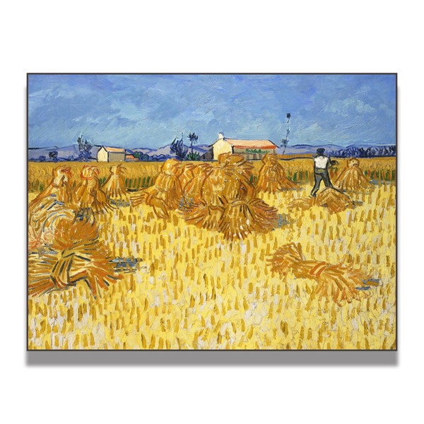 OKRA Vincent Van Gogh Canvas Wall Art - Harvest At