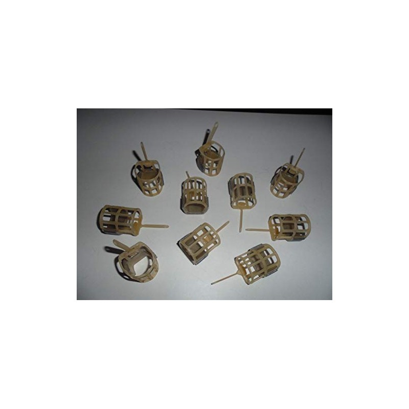 10 x Open ended Cage Swim Feeders - 25g. Carp/coarse