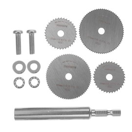 TEHAUX 1Set Hexagonal Handle Mini Saw Blade Drill Connector with Blades Durable Pipe Cutter Accessory for Electric Drill Compact Design for Plumbing and Trim Cutting Tasks