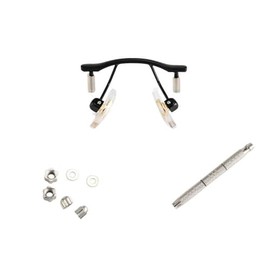 Rimless Glasses Nose Bridge Eyeglass Pads Piece Screw Nut and Screwdriver Accessories
