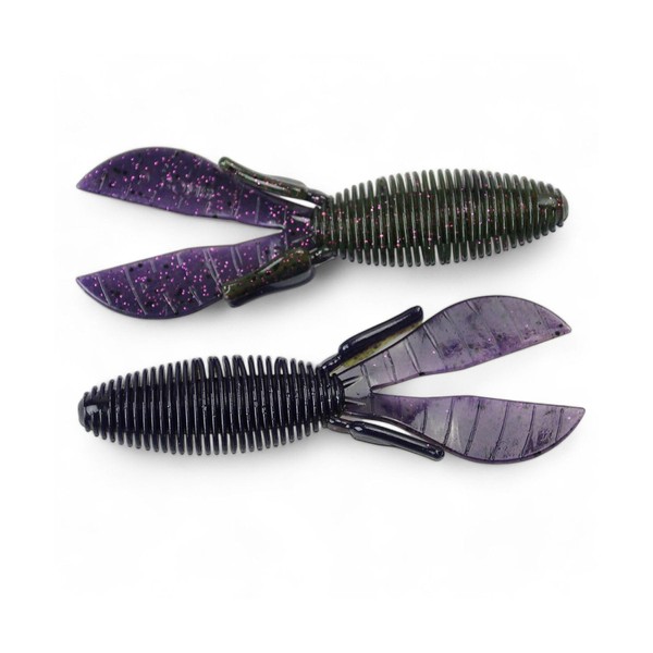 Baits 4.5 Inch Soft Plastic Fishing Lures Txgr Grape Fishing