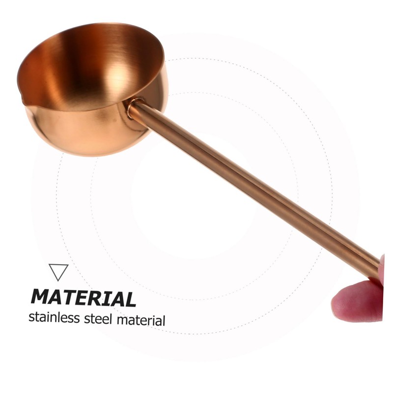 Ciieeo Long Handle Stainless Steel Ladle Ergonomic Kitchen Water Scoop