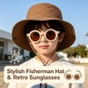 JynxtoyZeal Cappello Estivo Bambini Cappelli da Sole a Tesa Larga