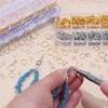 Chuyau 1503Pcs Jump Rings for Jewelry Making Supplies Necklace Clasps