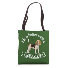 Beagle Owner Life Is Better with a Beagle Tote Bag