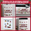 12Pcs Christmas Dishwasher Magnet Cover, Merry Christmas Dishwasher Magnetic Sticker