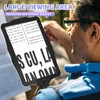 Large Hands Free Magnifying Glass with Light 50 Ultra-Bright LEDs