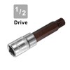 Sourcingmap 1/2" Drive x M14 (14mm) Triple Square Spline Bit