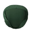 LA Linen Pack-4 Spandex Chiavari Chair Cushion Cover, Hunter Green