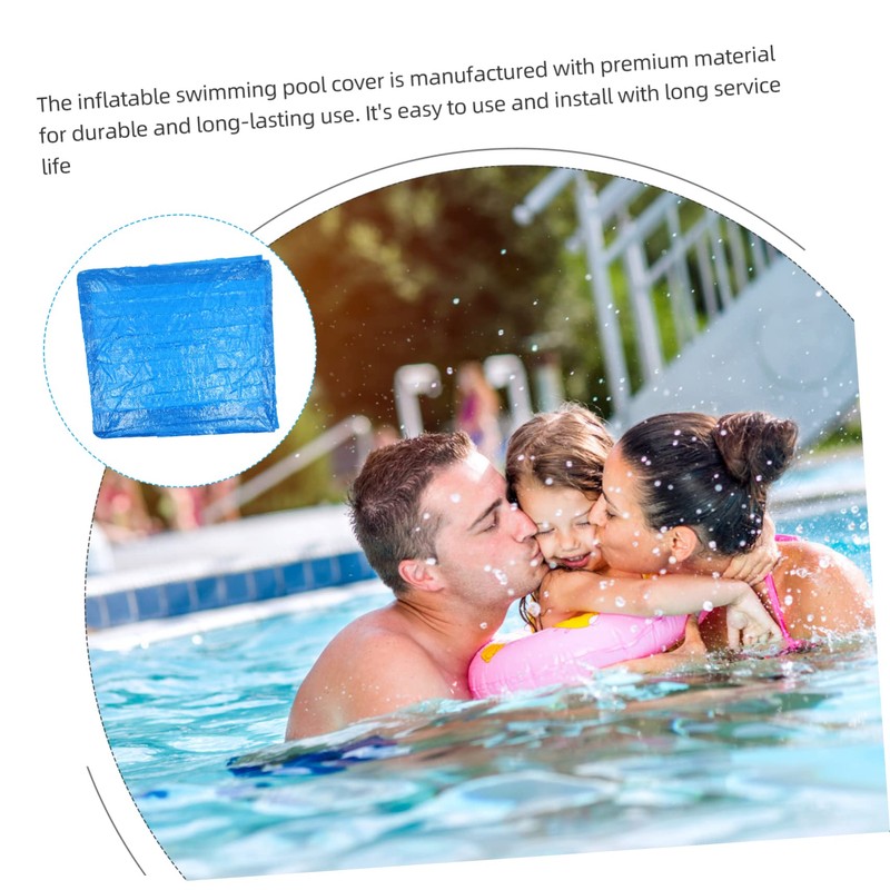 Gatuida Swimming Pool Cover Inflatable for Bathtubs and Pools Pe
