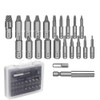 Damaged Screw Extractor Kit 22Pcs Screwdriver Bit Set Screw Extractor