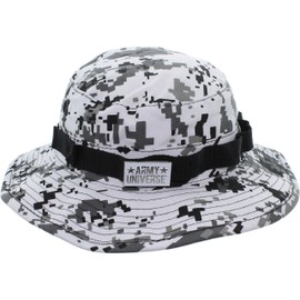 Army Universe City Digital Camouflage Tactical Boonie Hat Bucket Wide Brim Cap, Size X-Large 7 ¾