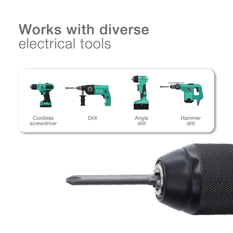 subtel 12-pc Impact Driver Bits & Precision Screwdriver Set -